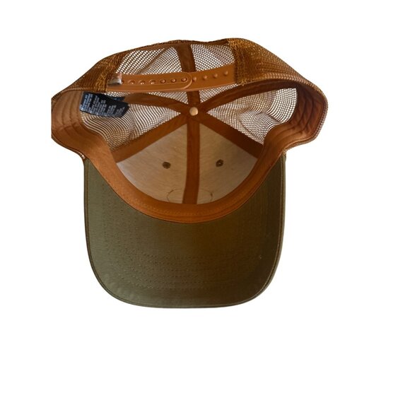 Giula "Take A Hike" Trucker Hat Adjustable Olive & Brown - Picture 5 of 6